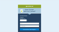 Desktop Screenshot of gps-uhren.net