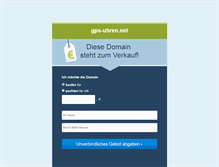 Tablet Screenshot of gps-uhren.net